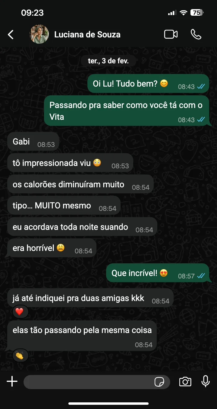 Depoimento de Luciana de Souza, 51 anos, SP