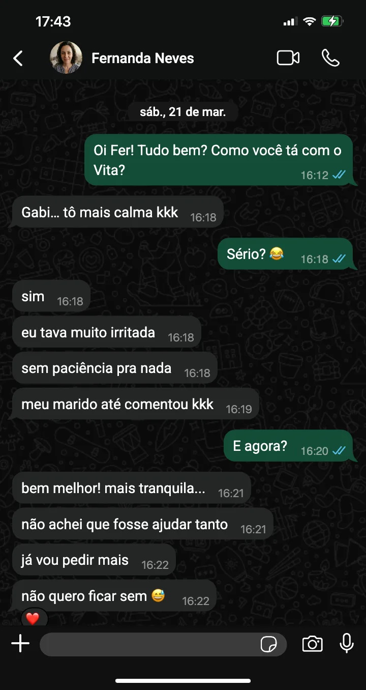 Depoimento de Fernanda Neves, 49 anos, MG