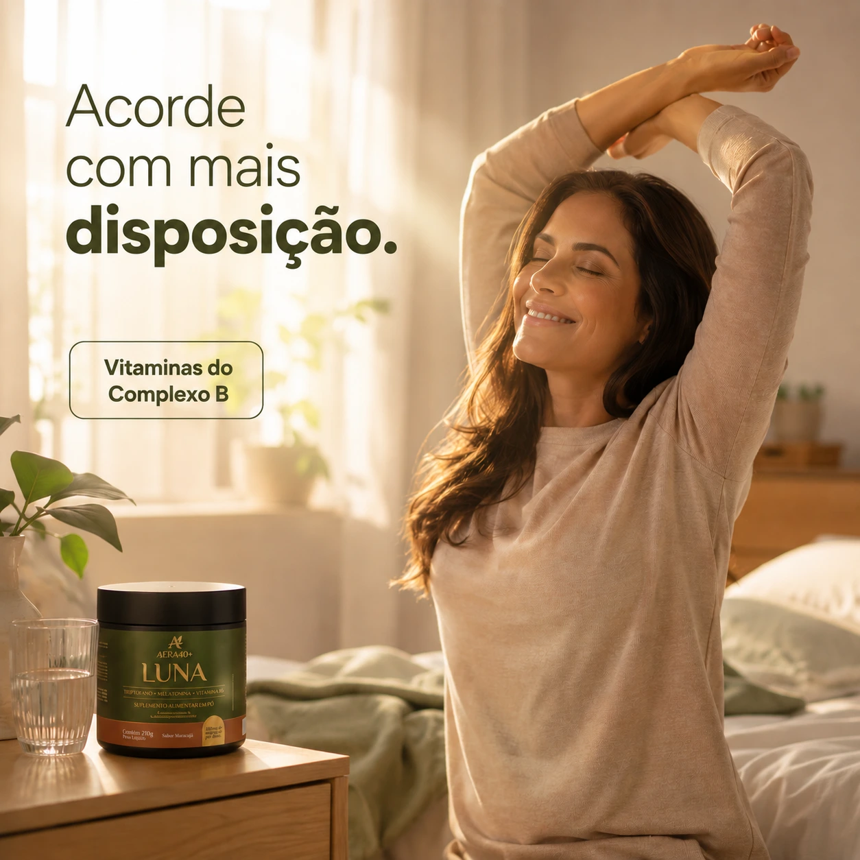 LUNA acorde com mais disposição